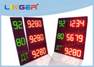 China Several Lines LED Gas Price Sign With One Remote Controller CE / ROHS Approved factory