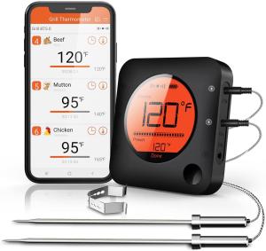 China Instant Read Bluetooth Food Thermometer IP57 With Smart APP For Cooking factory