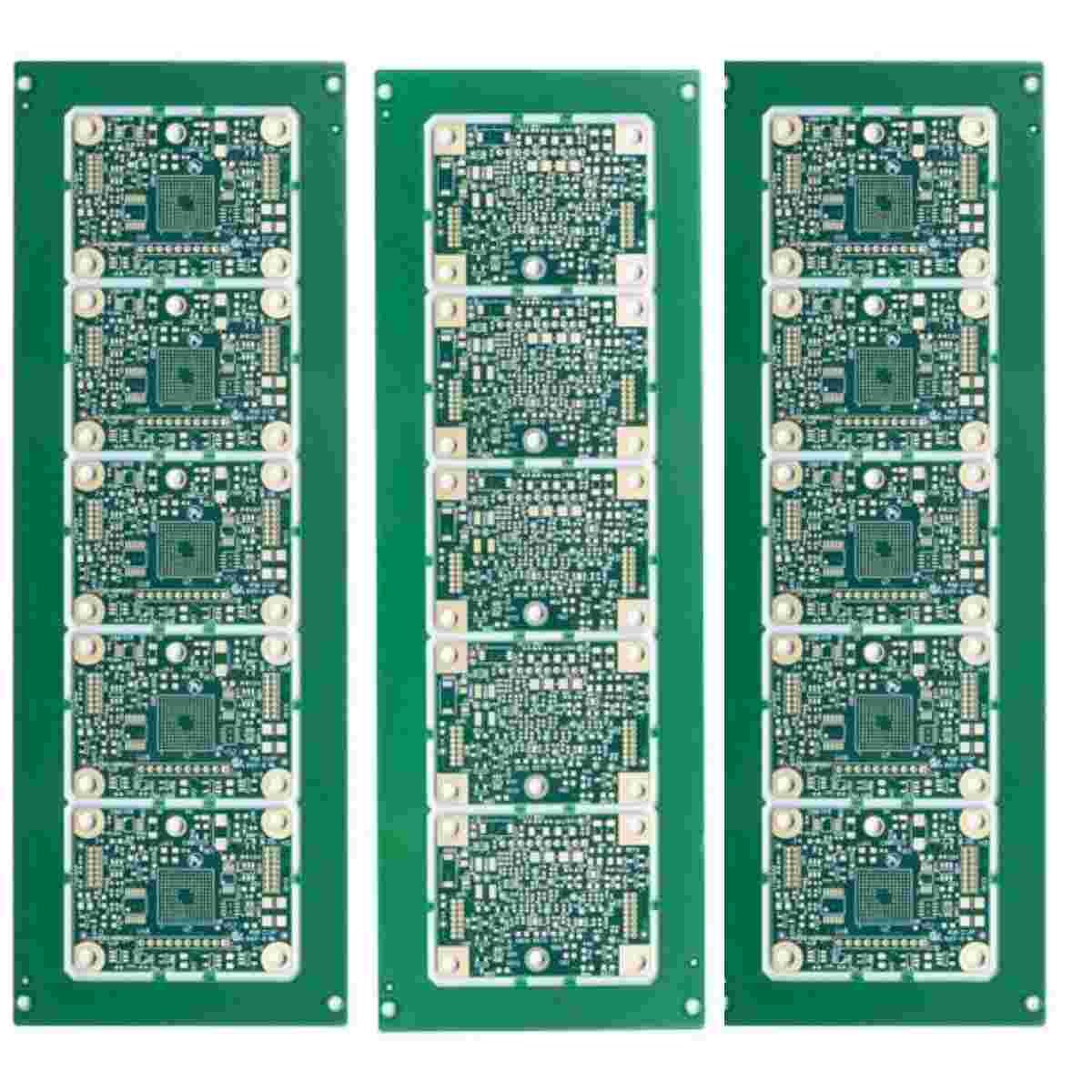 Half Hole 0.25mm BGA Multilayer Pcb Board 1.2mm Hdi Pcb Prototype