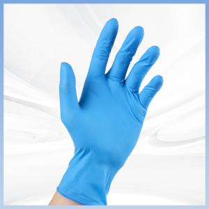 China Blue M L XL Nitrile Disposable Gloves 100 Pcs/ Box Sterile Hand Gloves factory
