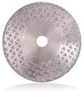 Electroplated Diamond Stone Cutting Blades With Triangle Protection