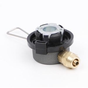 Outdoor Stove Adapter for Portable Air Tank Charging Valve and Propane Stove