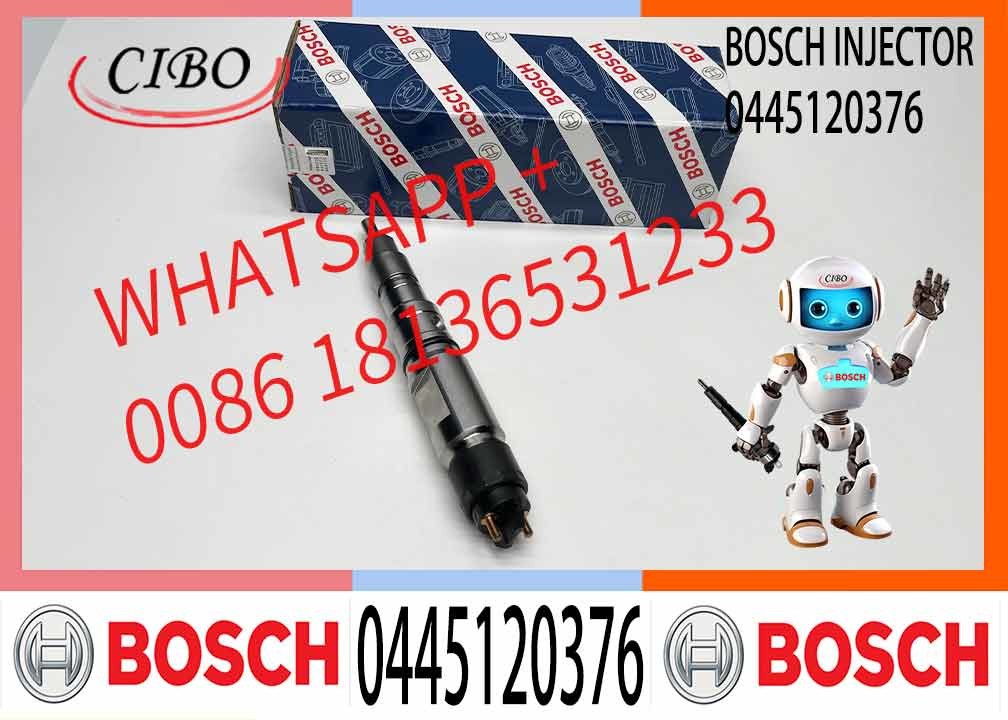 New Fuel Injector 0445120376 400903-00104 Compatible with Bosch and Doosan Diesel Engine
