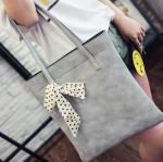 2016 new fall fashion Korean female solid color scarf shopping shoulder bag