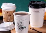 Biodegradable 8oz 10oz 12oz 16oz 20oz printed color disposable paper coffee cup