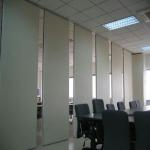 Sliding Folding Partition Walls Wooden Acoustic Soundproof Mobile Partition