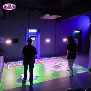 China Wireless Control All-in-one Mobile Interactive Floor Projection With Touch Screen factory