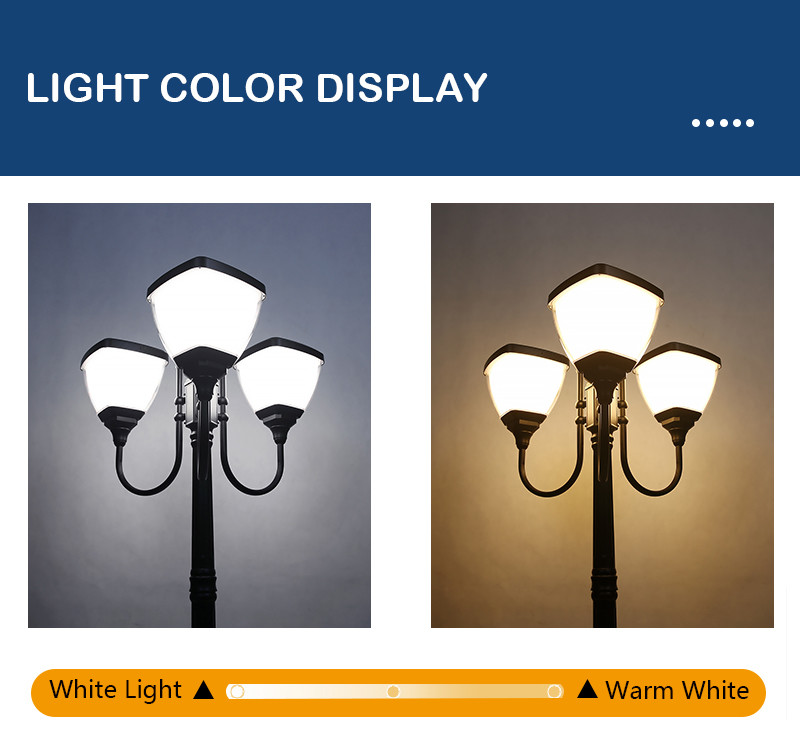 Commercial Solar Street Light 100W 200W Lampadaire Outdoor Led Lamp