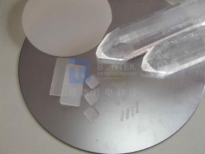 China 2'' DSL Seedless Single Crystal Quartz Wafer X-Cut Y-Cut For Semiconductor factory