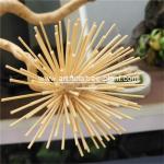 Yellow Artificial Poly Resin Pine Trees Needle Branch Club Festivals Occasion
