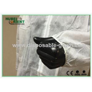 MP SMS Tyvek Nonwoven Material Single Use Lab Coat With Zip Closure