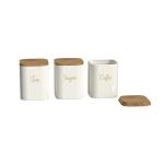 Metal Bread Bin Set Crown Series Kitchen Storage Containers for Bread Tea and