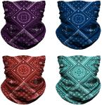 Sublimation Cotton Polyester Microfiber Skeleton Face Bandana