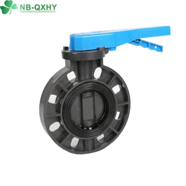 Plastic PVC/UPVC Butterfly Valve Normal Valve Stem 100% Material for Water