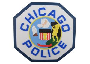 China Custom Chicago Police 2D PVC Coaster, Custom Drink Coasters For Beverage, Beer factory