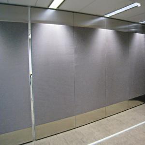 China Melamine Soundproof Office Partition Walls For Conference Room 4 Meters Height factory