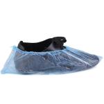 Blue Biodegradable Disposable Shoe Covers / PE CPE Safety Footwear Covers