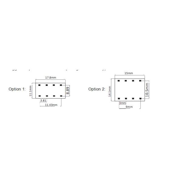 Small Electrical High Frequency Transformer EF16 With 80uH Output Inductance 5/-7.5/7.5/20v