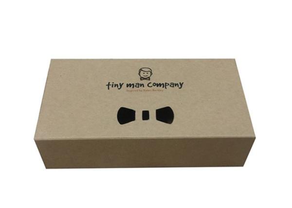 Personalized Brown Kraft Paper Boxes , Hinged Lid Gift Boxes With Magnetic