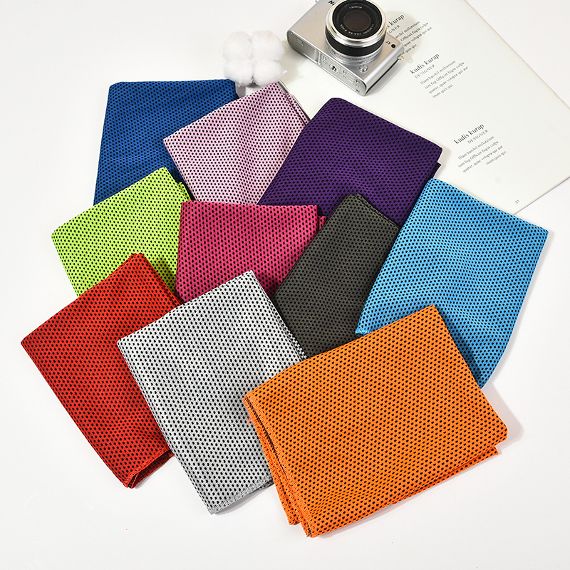 Nonwoven Double Layers Polyester Quick Dry Sports Cool Towel for Instant Refreshment