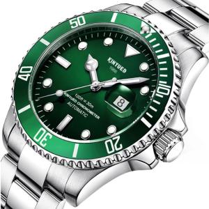 China Green Dial Mens Mechanical Watches Stopwatch Luminous Date Display factory