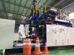 100L Small Barrel Plastic Road Barrier Blow Molding Machine 700kg/H