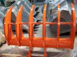 Red Cat385 Excavator Rock Rake , Root Rake For Backhoe Multi Functional