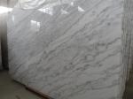 High Density Marble Wall Panels For Showers / Room , White Marble Slab Flooring
