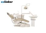 Mobile Dental Chair Unit , Portable Dental Chair 3 Programs Glass Spittoon