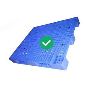 China Ergonomic Open Deck Pallet 1300x1100 PE 5000Kg Load Hygienic factory