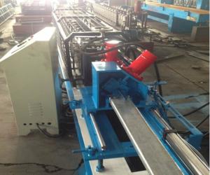 China 20 - 25m/min High Speed Curtain Rail Roll Forming Equipment 1.5Kw Servo Motor factory