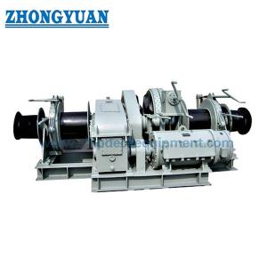 China Electric Anchor Windlass &amp; Mooring Winch with Single Gypsy Double Drum factory