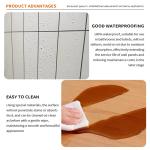 Wood Grain SPC Wall Panel Seamless Locking Waterproof Interior Decoration Board