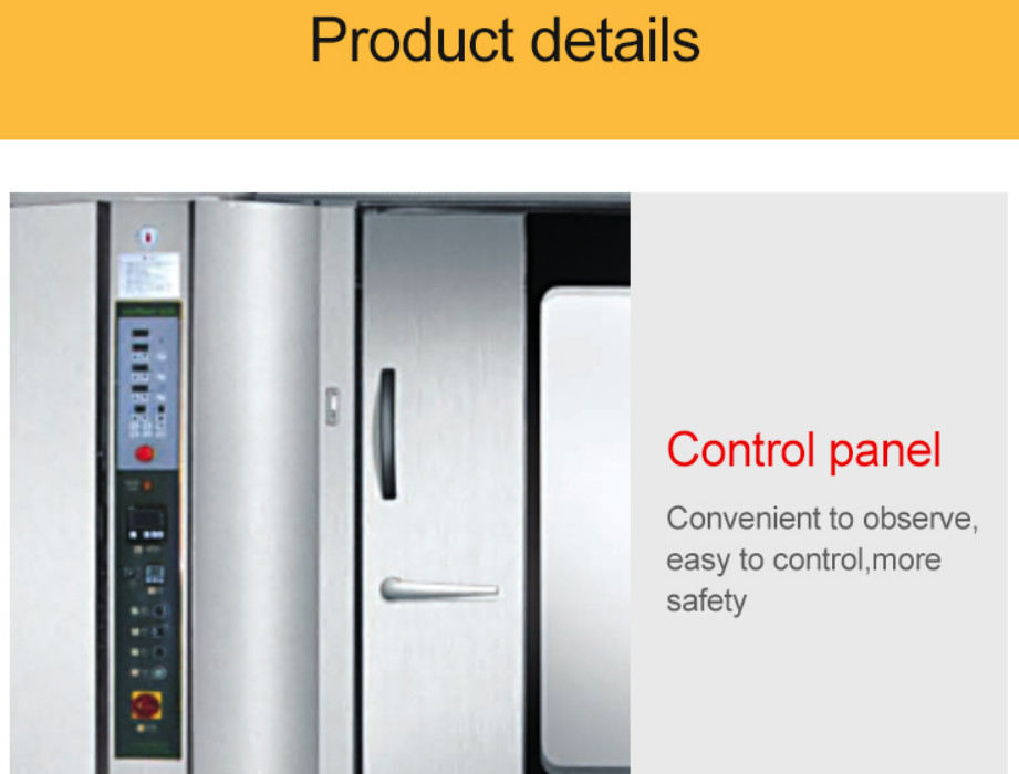Commercial Electric Gas Heating Trays Hot Air Rotary Oven Equipments For Cooking