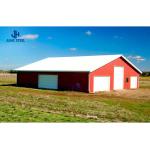 Structural Steel Construction Farm Shed with Painted Finish and Aluminum Alloy