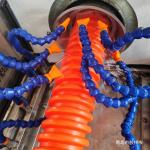 50-200mm Pipe Id HDPE Carbon Spiral Pipe Machine Fully Automatic Grade