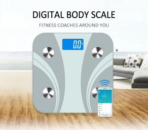 China 180kg 396LBS Bathroom Scale Smart Bluetooth Body Analyser Scale Smart Scale factory
