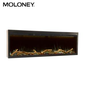 China 2000mm 79inch Digital LED Electric Fireplace Temperature Control Remote Control factory