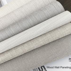 China PVC Bamboo Charcoal Wood Veneer Interior Decorative Wood Wall Paneling factory