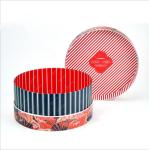 Luxury Custom Logo Round Gift Flower Box with double-layer rotating