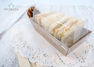 China Cafes / Restaurants Takeaway Salad Containers Clear Take Out Containers Customized factory