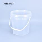 100% Material Food Grade Plastic Bucket With Lid And Handle For Biscuit Oil