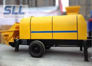 China Various Colors Electric Concrete Pump , Small Portable Concrete Pump factory