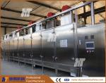 Food Grade SUS304 Nuts Roaster Machine Continuous Commercial Peanut Roasting