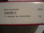 SKF 22218 E 22219 E 22220 E Spherical Roller Bearing Brass Cage For Mill