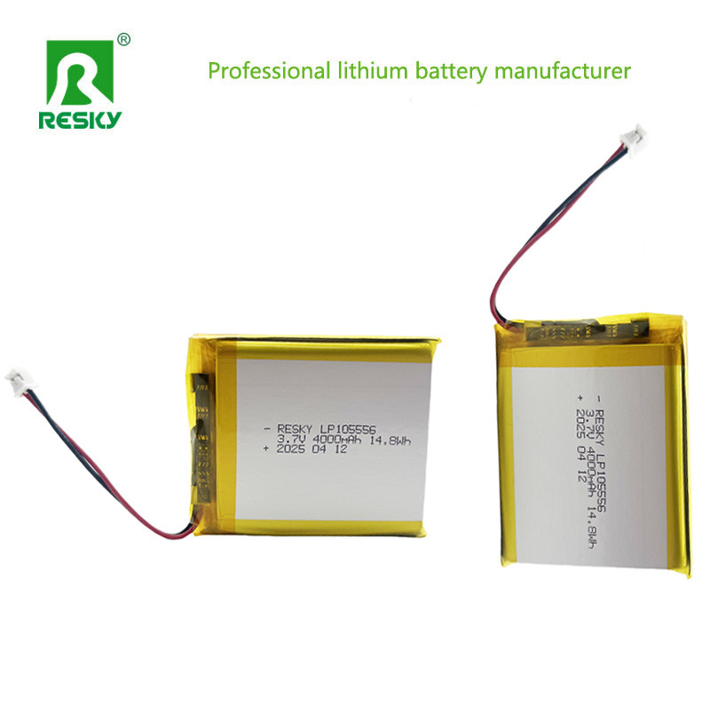Lithium Ion Cell 105556 3.7v 4000mAh 14.8wh Rechargeable Lithium Ion Polymer Battery