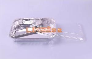 China Silver Color 1800ml Aluminium Foil Food Container Multiple Compartment factory