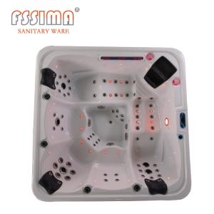 China Garden Luxury Relax Hot Tub Spa Bath Acrylic Outdoor Whirlpool Massage factory