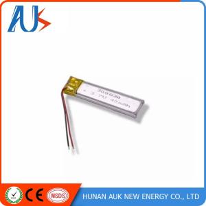 China 3.7V 40mAh LiPo Battery Pouch Li Polymer Cell Powerful For Wearable Device factory