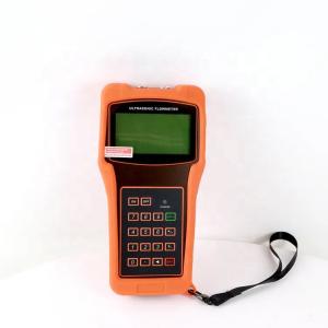 China Industrial Handheld Portable Ultrasonic Water Flow Meter For Water / Diesel factory